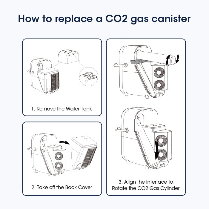 CO2 Gas Canister, 60L CO2 Cylinder Made by Glacierfresh